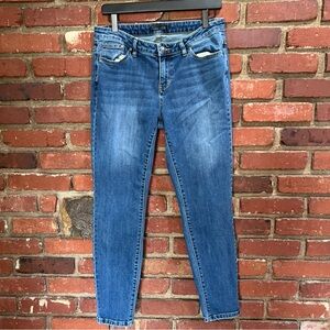 Prana‎ women's blue skinny jeans size 10/30 short -FLAWES NOTED IN LISTING